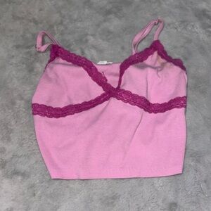 Pink tank top